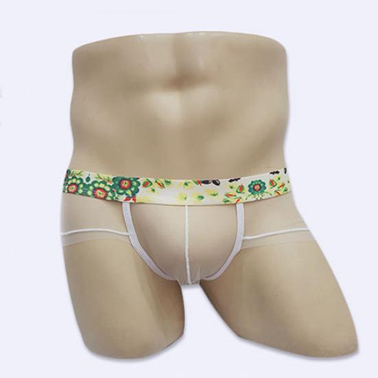 Мужские модные сексуальные прозрачные трусы U-образные выпуклые тонкие сетчатые трусы, нижнее белье