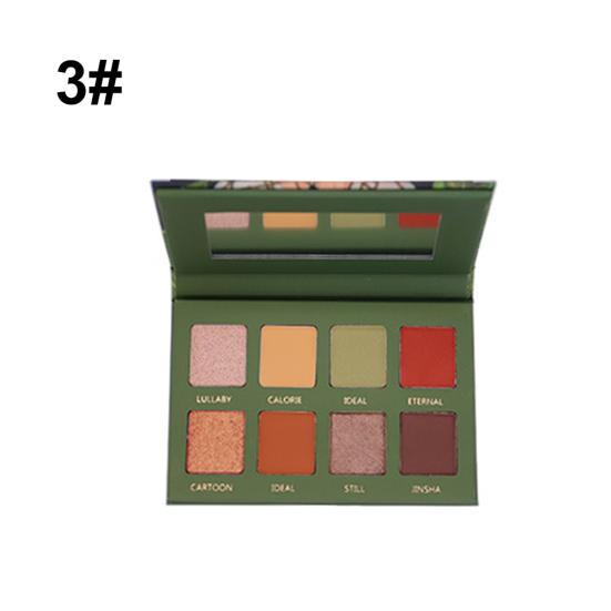 NOVO 8 цветов перламутровая палитра теней для век блестящий пигментный порошок косметическая косметика