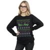Rick And Morty Womens/Ladies Christmas Faces Sweatshirt