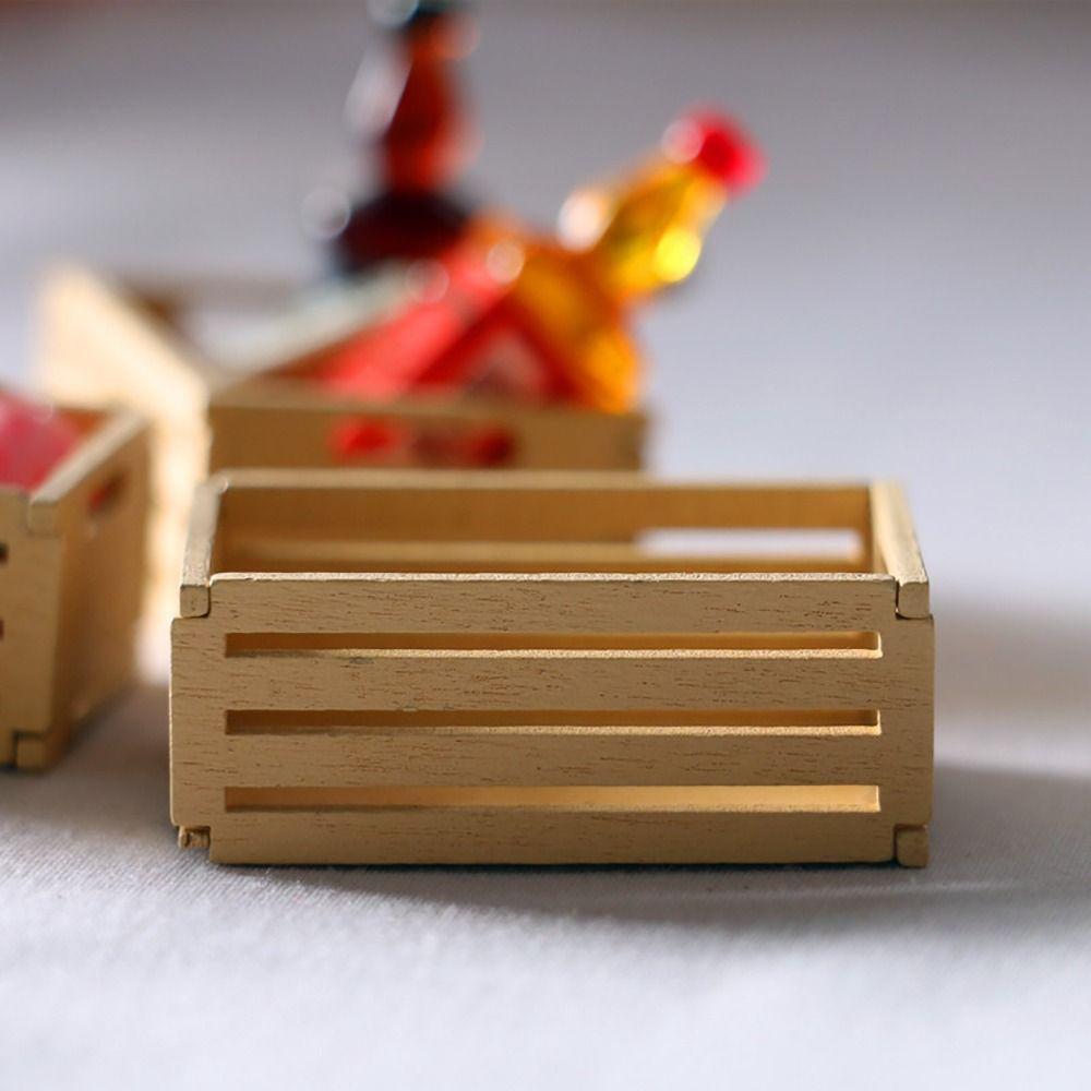 Doll House Furniture Dollhouse Storage Box Multicolor Flower Stand Dollhouse Decoration