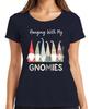 Hanging With My Gnomies Christmas Gnome Gnome Scandinavian Unisexs TShirt