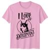 I Love My DoberUnisex Dog Graphic TShirt Cute Dog Breed Tee