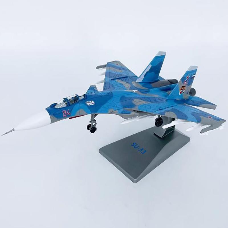 Модель истребителя СУ-33 в масштабе 1/100, сплав, самолет, Su33, готовая, симуляция, коллекция для украшения, коллекция без клея