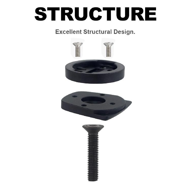 Syncros Top Cap Integration Computer Mount For Garmin/Wahoo/Bryton For Fraser Ic Sl WC/DC/XC Handlebars Cockpit AM Stems