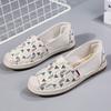 Women Loafers 2025 Summer Soft Sole Casual Shoes Lightweight Breathable Flat Shoes Comfortable Vintage Vulcanized Shoes