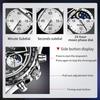OLEVS Men's Watches Classic Fashion Top Brand Original Quartz Wristwatch for Man Trend Dress Waterproof Luminous Moon Phase Date