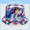Summer Tie Neutral Dye Printed Fisherman Hat Outdoor Breathable Hat Sunshade