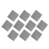 10pcs Plush Foam Floor Mat Prevent Slip Cuttable Thickened Interlocking Carpet Tiles for Bedroom