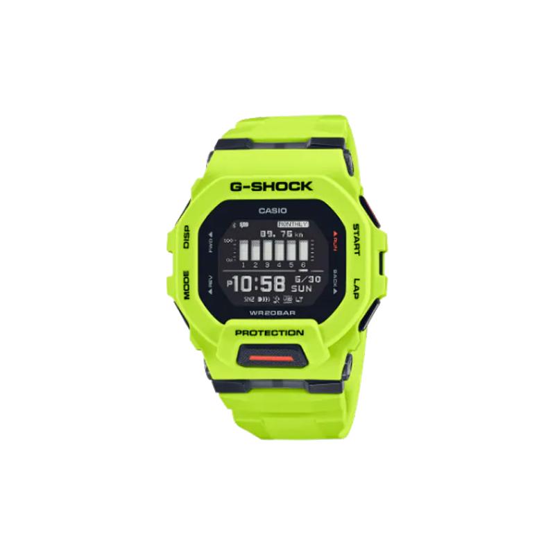 Casio Серия G-SQUAD G-SQUAD Водонепроницаемый и ударопрочный Механизм Кварцевый механизм Ремешок из смолы Японские и корейские часы Мужские часы GBD-200-9JF