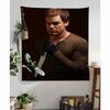 DDexter Michael CHall Classic TV Cartoon Tapestry Art Science Fiction Room Home Decor Wall Hanging Sheets