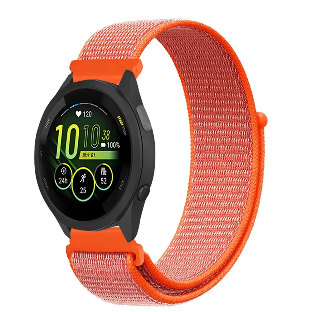 Плетеный нейлоновый ремешок-петля 20 мм 22 мм для Garmin Forerunner 165 55 965 265 255 955 Venu 3 Браслет Garmin Active/Vivoactive 5