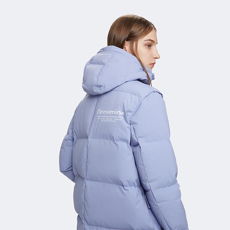 Женская пуховая куртка HOTSUIT средней длины с капюшоном