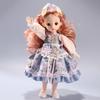 30CM Mini Movable 15Jointed Doll Girls Toy 3D Big Eyes BJD Princess Full Outfits Dresses Collection Childrens Doll Gift