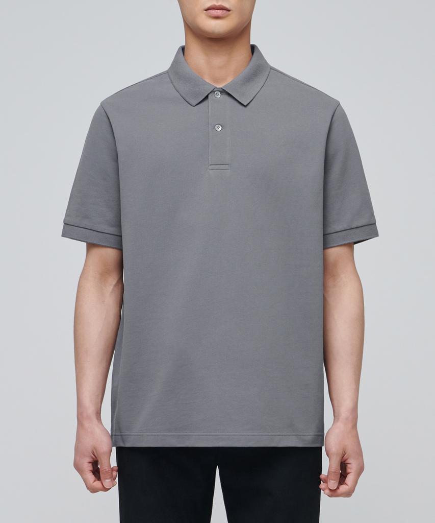 MUSINSA STANDARD Basic Pique Polo Shirt [Grey]