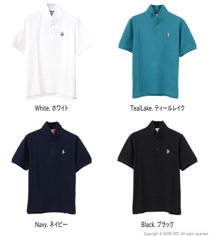 Верхняя одежда Booby Shawl Polo Shirt White L [Chums] Мужская