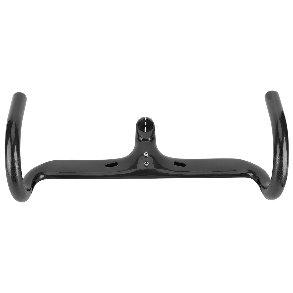 Carbon Fibre Integrated Road Bicycle Handlebar Cycling Bike Handlebar with Stem 420x90 MM