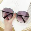 Gradient Sunglasses Women Fashion Oversized Square Sun Glasses Female Vintage Anti Glare Shade Eyewear For Driving Hiking Uv400