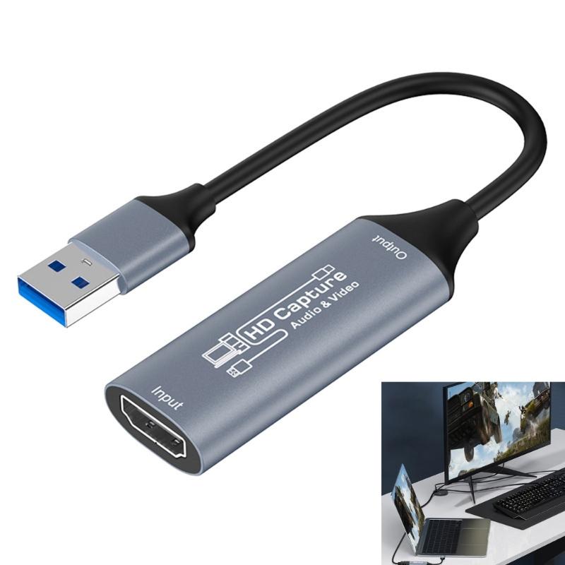 Устройство захвата видео с входом 4K HDTV, выходом 1080P, записью в реальном времени, совместимое с несколькими устройствами