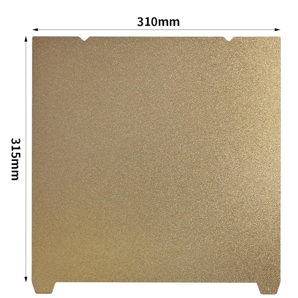 3D PEI Sheet Print Bed Flexible Removable Spring Steel Build Surface 315x310mm Compatible with Creality K1 Max 3D Priners