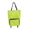 Folding Shopping Cart Trolley Bag with Wheels Large Capacity Foldable Design Waterproof Shopping Bag Portable Hand-Pulling Grocery Bag