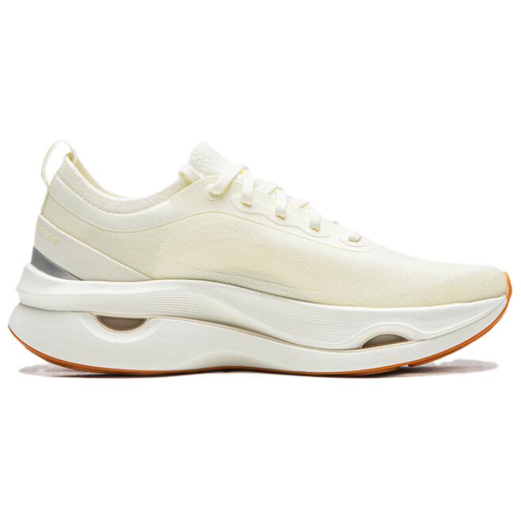 Li Ning Stunning 2 Амортизация Нескользящая Поддержка Легкие Износостойкие Низкие Беговые Кроссовки Женские Слоновая кость ARHW010-1
