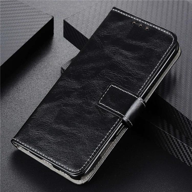 For Huawei Enjoy 60 Pro / nova 11i Wallet Stand Anti-Scratch Phone Case Retro Crazy Horse Texture PU Leather Phone Cover