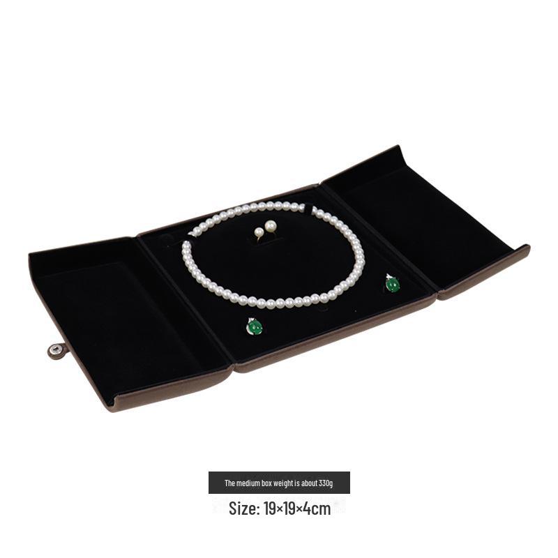 Набор фланелевых шкатулок для украшений: Хранение колец, ожерелий, браслетов, кулонов, сережек