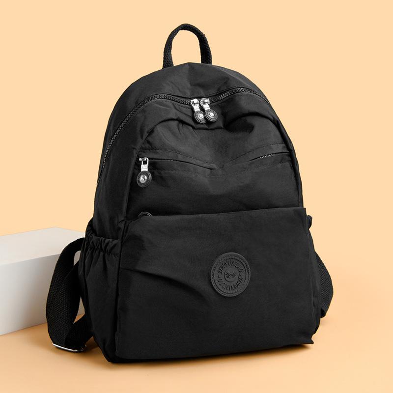 Backpack Women's 2025 New Trendy Fashion Oxford Cloth Backpack Summer Large Capacity Canvas Bag Lightweight Travel School Bag