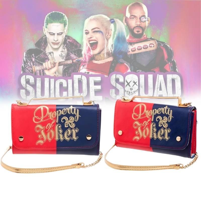 Сумки кроссбоди на цепочке с шипами Squad Suicide Женская дорожная на плечо Девушки Металл