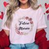 Девочки Одинокие Прощальные Девичник Вечеринка Evjf Топы Team Future Bride Футболка с короткими рукавами Футболка для французских женщин Свадебная рубашка