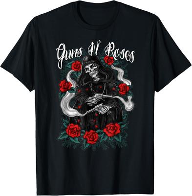 Официальная футболка Guns N' Roses с изображением Жнеца и роз, размер S