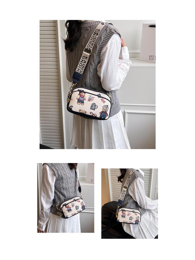 Hello Kitty Women's Crossbody Bag - New Cute Bear Camera Design