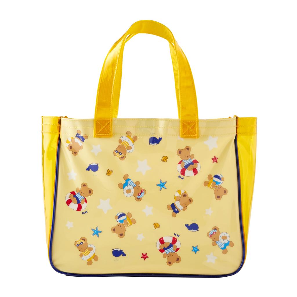 [Miki House] Beach Bag for Boys and Girls, Baby, Kids, Children's Clothing, 12-8201-145, Yellow