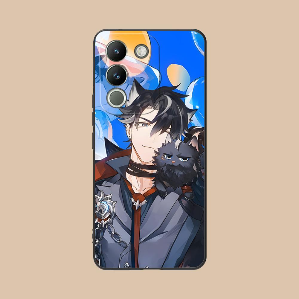 Игровой чехол GI Wriothesley Матовый ТПУ для мобильного телефона VIVO V60 V50 V40 V30 V29 V27 V25 V23 Pro Lite 5G Цветной печатный чехол