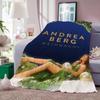 Singer A-andrea Berg Blanket Warm And Soft Suitable For Bedroom Living Room Sofa Bed Office Travel Camping