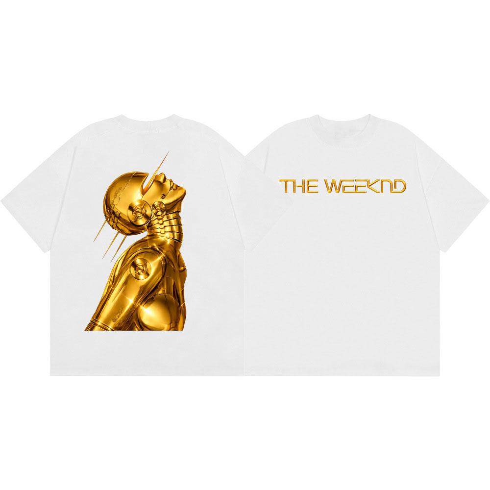 Кастомизация The Weeknd After Hours Til Dawn Tour 2026 Футболка Унисекс Унисекс Одежда Мода Хип-Хоп Футболка Летняя Повседневная Свободная C