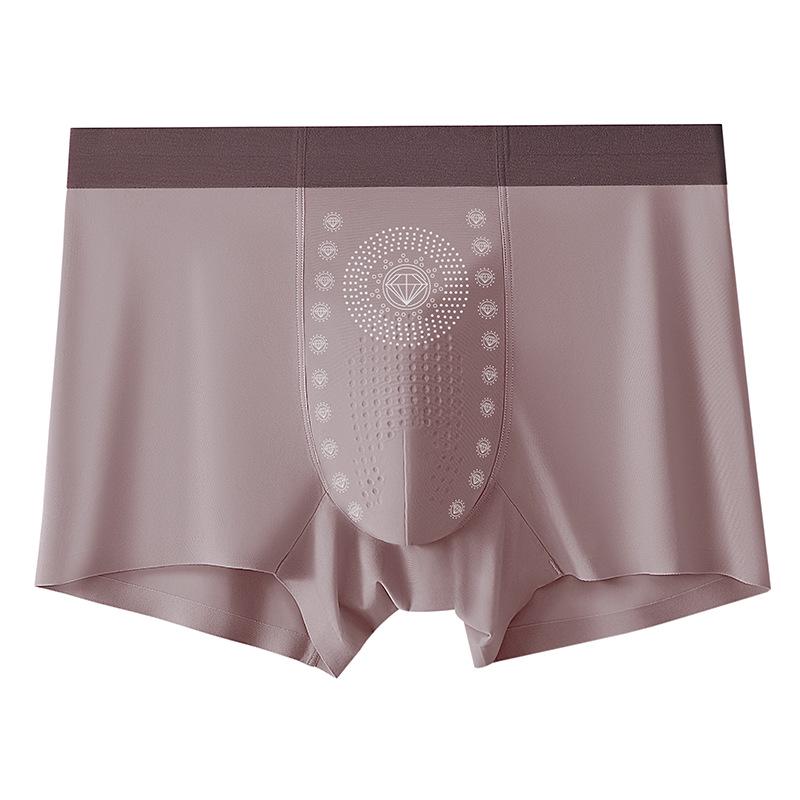Бесшовные антибактериальные мужские боксеры Ice Silk — удобная летняя одежда для мальчиков и мужчин