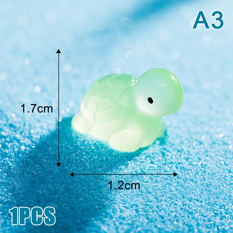 Luminous Marine Animal Ornament Mini Glow Animal Pendant Micro Fish Tank Crab Dolphin Octopus Decoration Landscape