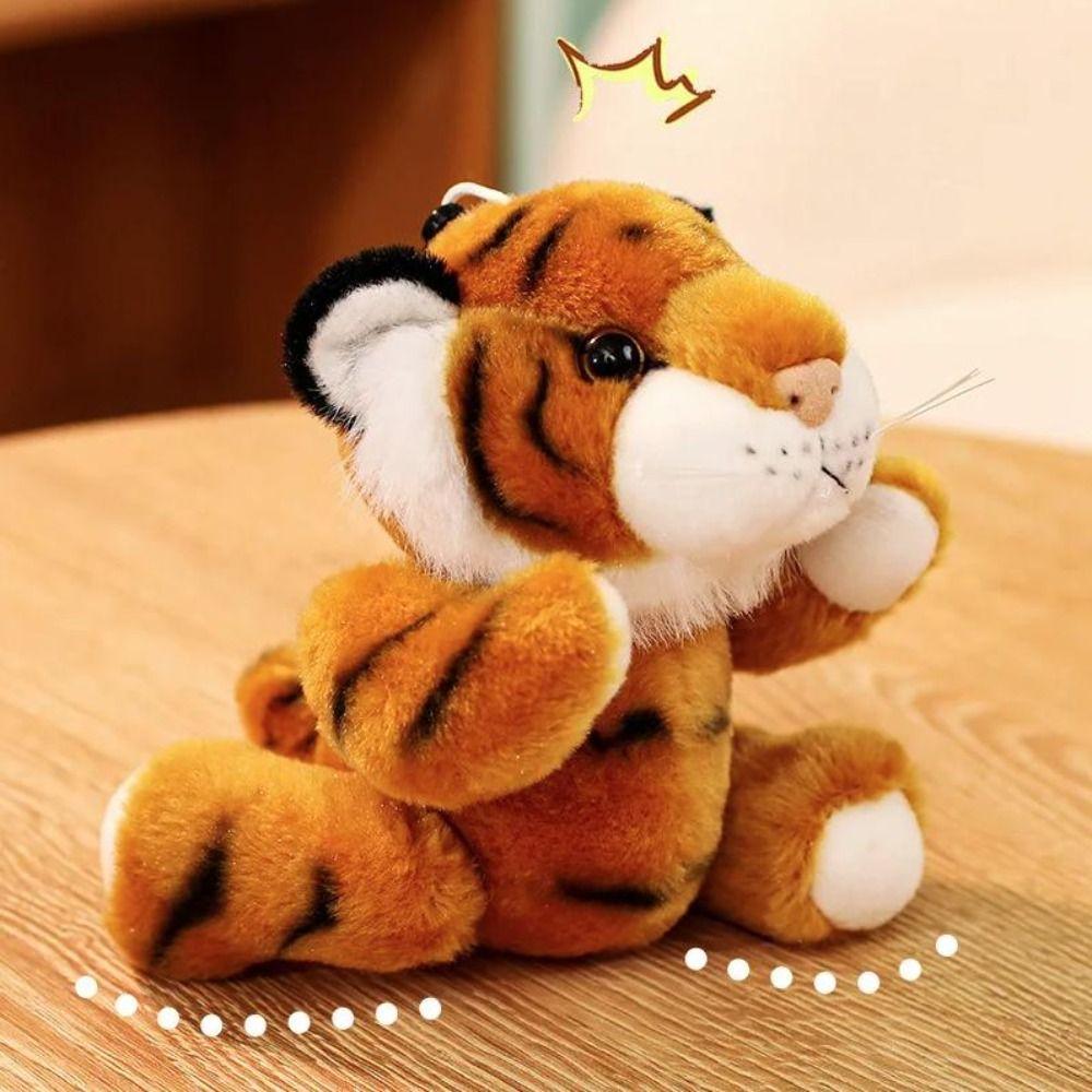 Stuffed Keychain Tiger Plush Keychain Paw Holder Tiger Plush Toy Keyrings Accessories