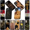 Египет Нефертити Анубис Анх Чехол для телефона для Samsung Galaxy S25 S24 S23 FE Plus Ultra S7 Edge A16 A15 5G s25+ Мягкий чехол