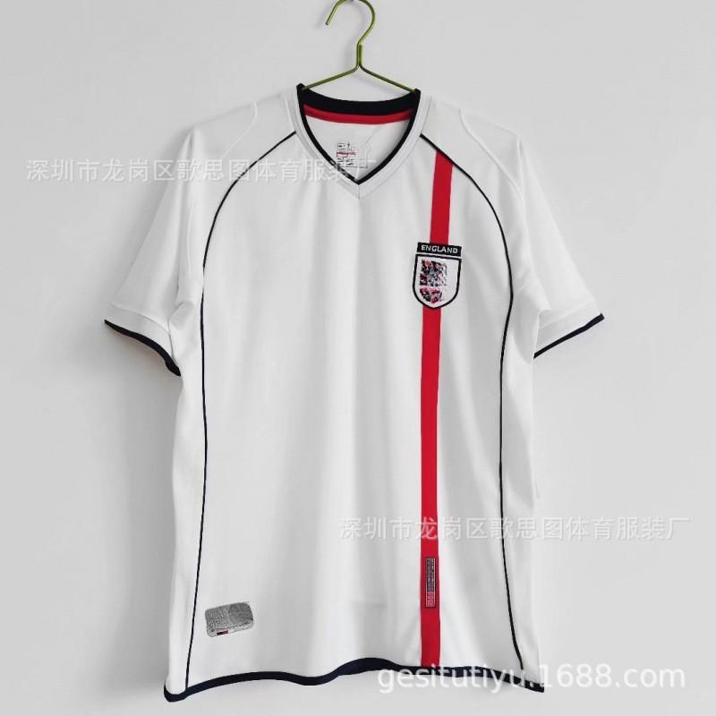 Retro France England National Team Football Jersey Home Away Soccer Uniform Men