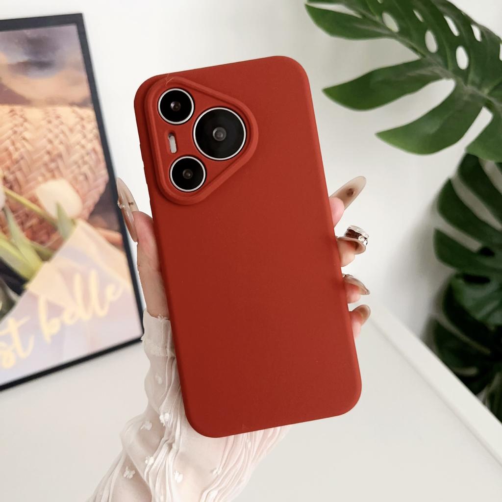 Применимо к чехлу для мобильного телефона Huawei P70 из жидкого силикона с мелкими отверстиями, чехол для мобильного телефона p70ultra однотонный, противоударный