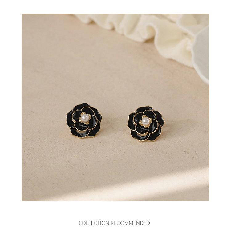 Длинные серьги-бантики из серебряных игл S925 с кошачьим глазом и жемчугом - Ретро и универсальный стиль для женщин