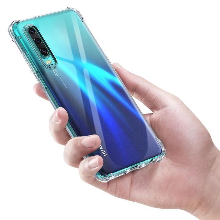 Чехол Huawei P30 - Прозрачный гелевый ТПУ Мягкий силиконовый Противоударный [Phonillico®]