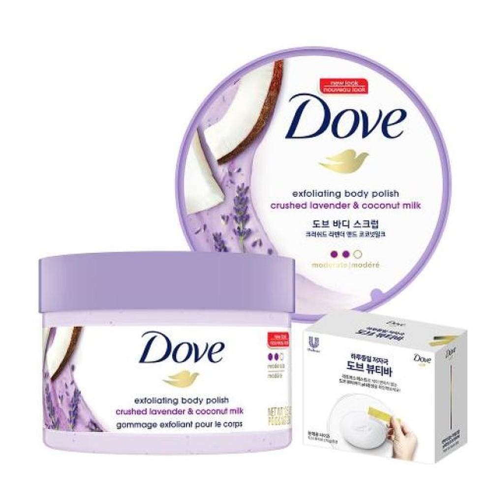 DOVE Скраб для тела Овсянка 298г x 2