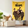 British Rock Band Tapestry Vamp Wall Hanging Background Cloth Bedroom Or Home Decor Concert Decoration Holiday Gift