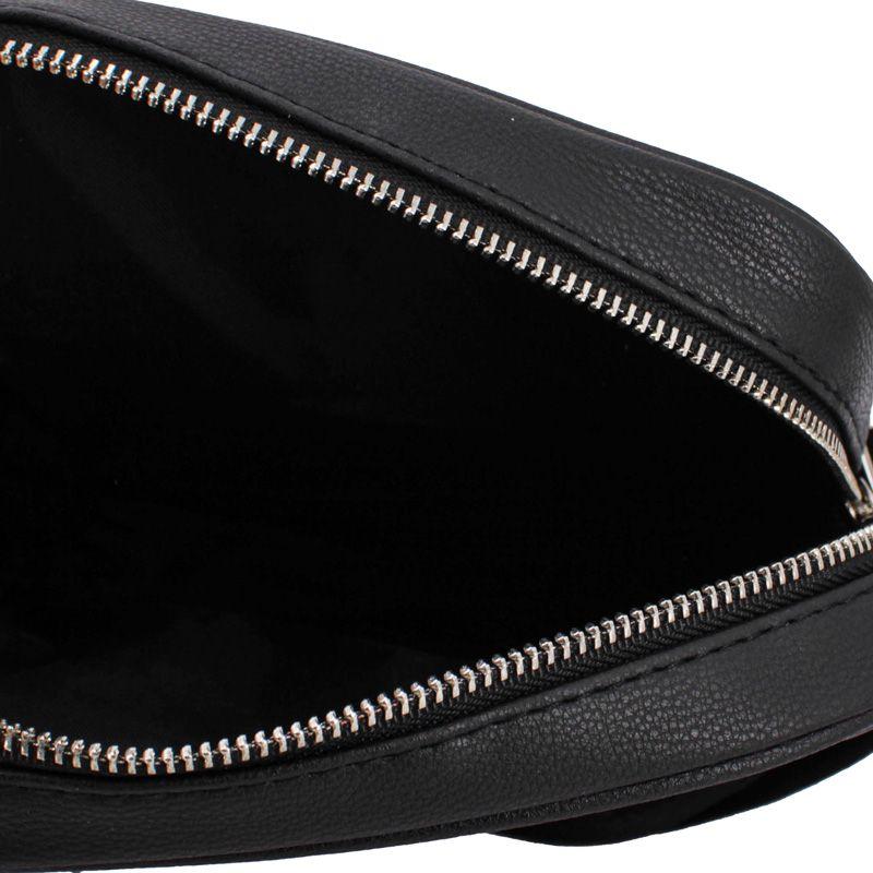 Men's Shiny Black Shoulder Bag BILL TORNADE