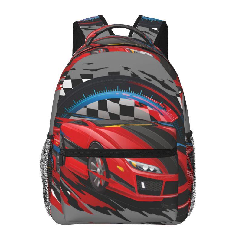 Firefighter Three Piece Rucksacks Set for Boys Plus Girls Best Gifts 2D Flat Animated School Knapsack for Children