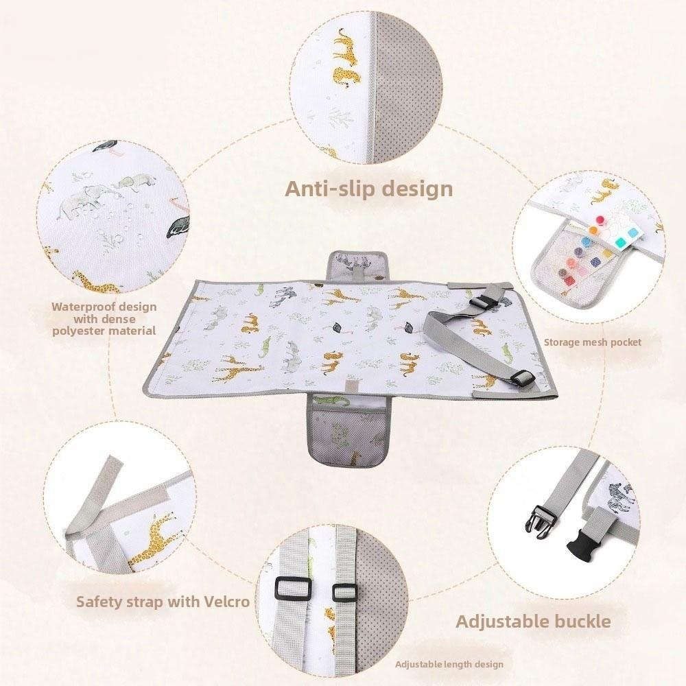 Breathable Kids Airplane Bed with Side Pocket Toddler Seat Extender Foot Rest Hammock  Toddler