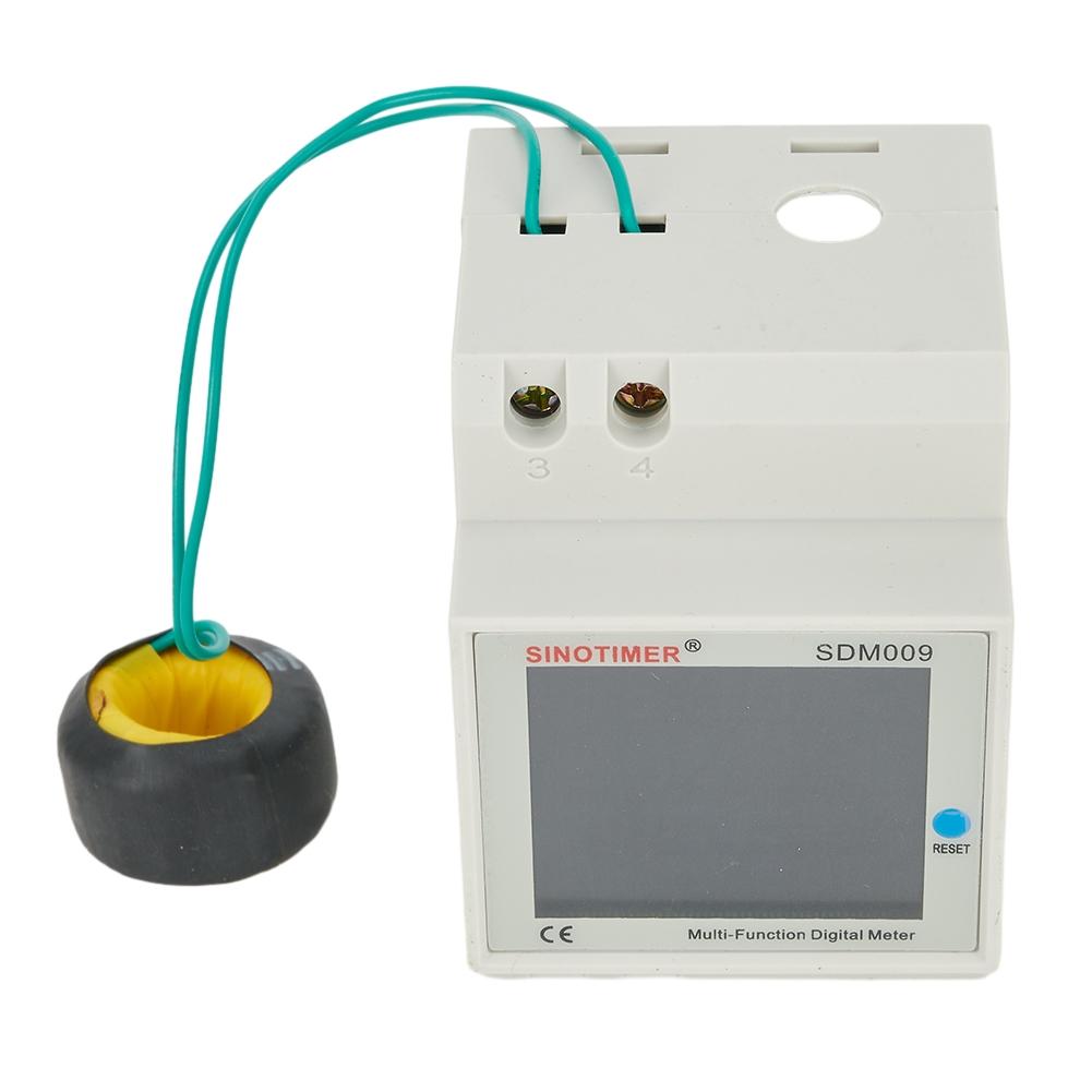 Color LCD HD Display Digital Electricity Meter, Backlight Function, Clear Visibility, Data Reset, Cumulative Energy Measurement
